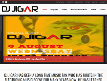 Tablet Screenshot of dj-jigar.com